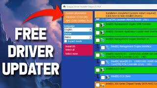 Free and open-source tool to update Drivers on Windows PC