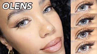 Testing Viral Korean Contacts For The First Time! OLENS REVIEW ON BROWN EYES