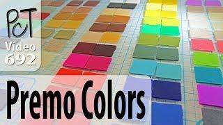 Premo Sculpey Polymer Clay Colors - Raw vs Baked