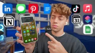 What's on my iPhone 15 Pro | How I Stay Productive (2024)