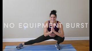 No Equipment Full Body Cardio and Strength Burst Workout