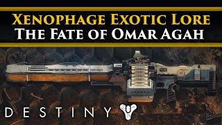 Destiny 2 Shadowkeep Lore - Xenophage Exotic Weapon Lore! Omar Agah Lives! The horrors of The Pit!