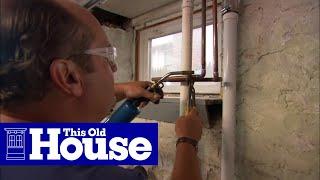 How to Install a Utility Sink | This Old House