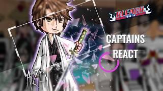 Captains react to..AIZEN SOSUKE || Bleach || Pt. 1/? || Sakaratocyo_ || Reaction video