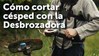 Cómo cortar césped con la desbrozadora