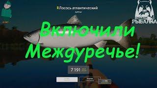 Русская рыбалка 4. Спиннинг на Волхове. Лосось и судак с лодки.