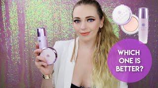 Tatcha Liquid Silk Canvas Primer vs. Original Silk Canvas Demo/Comparison and Wear Test