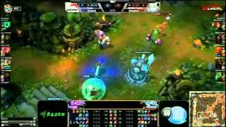 Team Ozone VS TPS Ohreal Lee Sin Highlights   2014 LNL Winter Qualifiers W1 MUST SEE