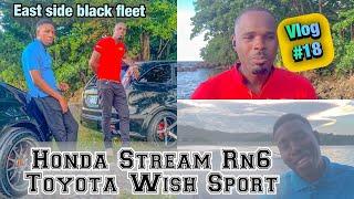 Honda Stream RN6 and Toyota Wish Sport || East Side Black Fleet || 4k