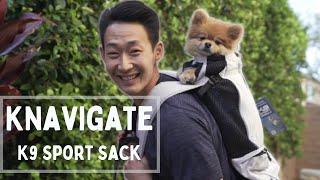 BEST Dog Backpack Carrier?!!? K9 Sports Sack Knavigate Review!