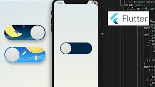 Flutter -  Custom beautiful Switch (part1) /practice day 27