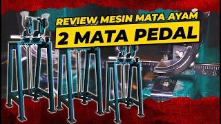 Mesin MANUAL Tapi Hasil MAKSIMAL ? Review Mesin Mata Ayam 2 Mata Pedal Telson