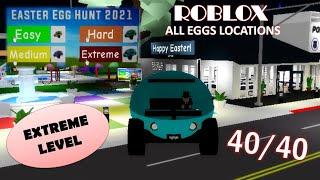 Extreme Level Easter Egg Hunt 2021 in Brookhaven [] Brookhaven RP Eggs Locations [] ROBLOX