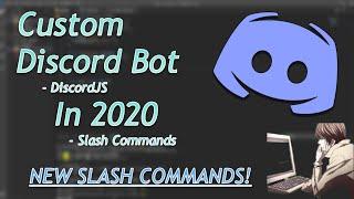 How to make a「Custom Discord BOT」[2021] Commands: (Slash Commands)