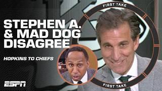 Stephen A. & Mad Dog's DISAGREEMENT on DeAndre Hopkins being traded to the Chiefs | First Take