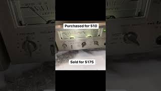 Vintage Marantz Garage sale Flip $10 to $175 #sidehustle #ebay #vintage #shortsfeed