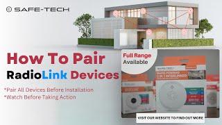 How to Linkup SAFE-TECH Interlinked Fire Alarm System, Interlinked Fire Alarm Pairing Guide