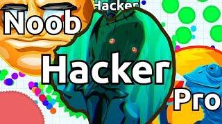 NOOB vs PRO vs HACKER in Agar.io