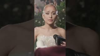 when Ariana Grande almost CRIED at Met Gala 2024 #celebrity