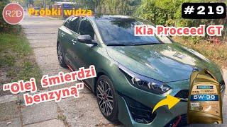 Trzecia wymiana oleju od nowości. Olej śmierdzi benzyną. Kia Proceed GT, Ravenol, 5W30 #219