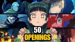 ANIME OPENING QUIZ ⭐ | 50 OPENINGS  | Super Easy-Super Hard