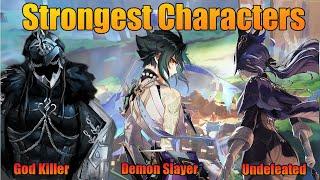 The Strongest Characters In Teyvat Lorewise - Genshin Impact 5.0 Lore & Theory