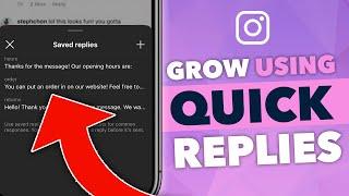 How to use Quick Replies for Instagram DMs (For Businesses)