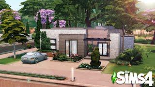 Base Game Modern Family House | NO CC | The Sims 4 Speed Build