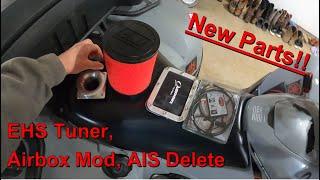 EHS Tuner & Airbox Mod Install (& Channel Update) | Yamaha Grizzly 700