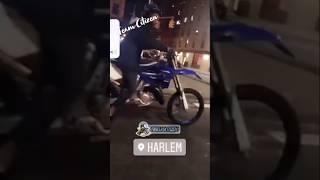 TeamCitizen#wheeling  #bynight#harlem#bikelife #harlemnights#france#usa #crossbitume #favelascitizen