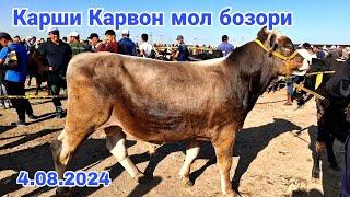 Карши Карвон мол бозори нархлари 4.08.2024