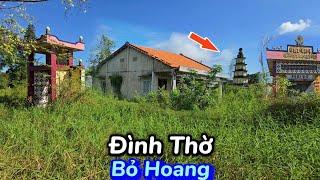 Khám phá phủ thờ bỏ hoang trong nhà còn nhiều hình thờ bỏ luôn