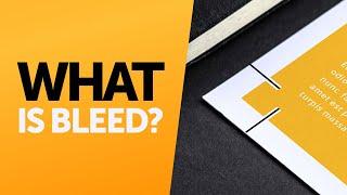 What is bleed in printing? Seriously, this is important