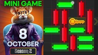 8 OCTOBER Mini Game Puzzle Hamster Kombat today | Puzzle game Solved #hamsterkombat #puzzlegame