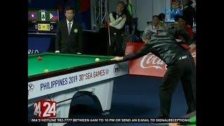 24 Oras: Efren "Bata" Reyes, pasok na sa semi-finals ng Carom sa SEA Games