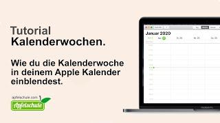 Kalenderwochen Apple Mac einblenden