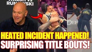 SURPRISING UFC title bouts, Alex Pereira REACTS happy to KNOCKOUT, Dana White on Belal Muhammad, UFC