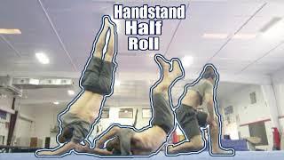 How To Handstand Half Roll - Parkour Tutorial by Bob Reese