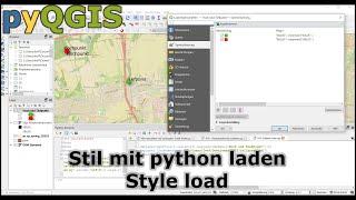 Stildatei mit python in QGIS laden | QGIS | python | pyQGIS