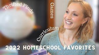 2022 Homeschool Favorites || Our Most Used Items and Favorite Thrift Finds!