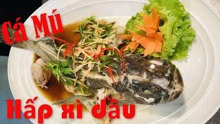 CÁ MÚ hấp xì dầu Hongkong - Grouper streamed with soy sauce Hongkong style| Con Ba Bỉnh