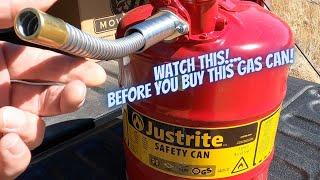 Is the Justrite Type 2 Safety Can the BEST Gas Can for Off Grid use? Watch this first!