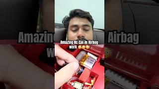 Amazing rc car in airbag work  #automobile #rccar #diy #inventions #tech #experiment