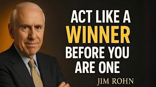 𝐀𝐂𝐓 𝐋𝐈𝐊𝐄 𝐀 𝐖𝐈𝐍𝐍𝐄𝐑 𝐁𝐄𝐅𝐎𝐑𝐄 𝐘𝐎𝐔 𝐀𝐑𝐄 𝐎𝐍𝐄 | Jim Rohn Motivation