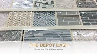 DIY Interior Design - Best tile at Home Depot - The Depot Dash episode 1