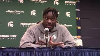 Michigan State RB on Nate Carter 24-17 loss at Michigan