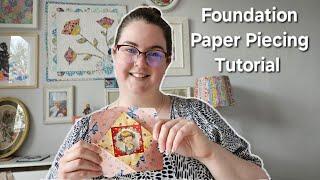 FPP Easy Beginner Tutorial | FOUNDATION PAPER PIECING