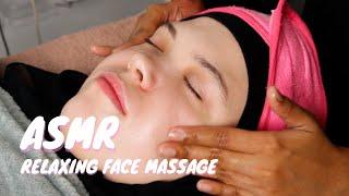 ASMR Relaxing Face Massage ( 99.99 % Satisfying) (No talking)