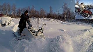 Снегоход Буран, доработка лыжи и сидения