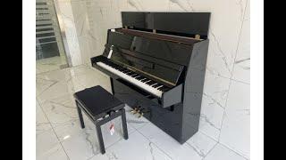 Steinmayer Upright Piano Polished Ebony